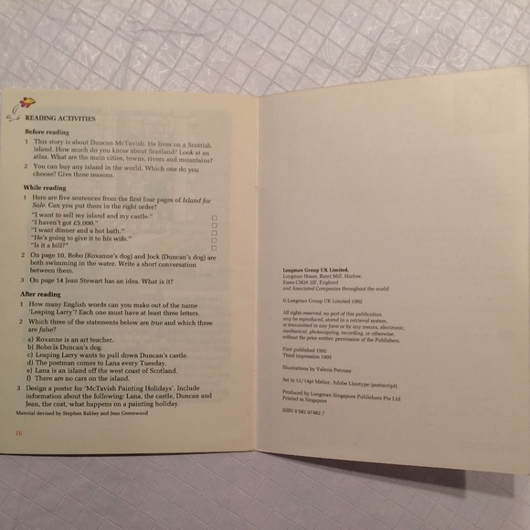 "Island for Sale" book to learn English as a second language - Picture 4 of 4